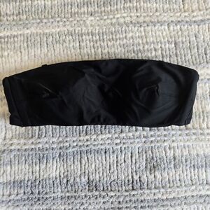 Aerie Black Bandeau Bikini Top